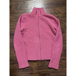 Kashwere Medium Pink Full Zip Jacket